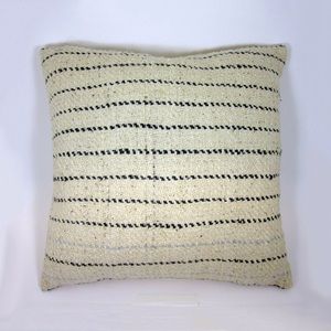 Woven striped pillowcase